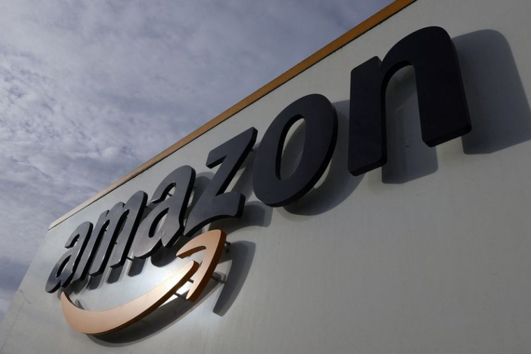 Un centre logistique d'Amazon