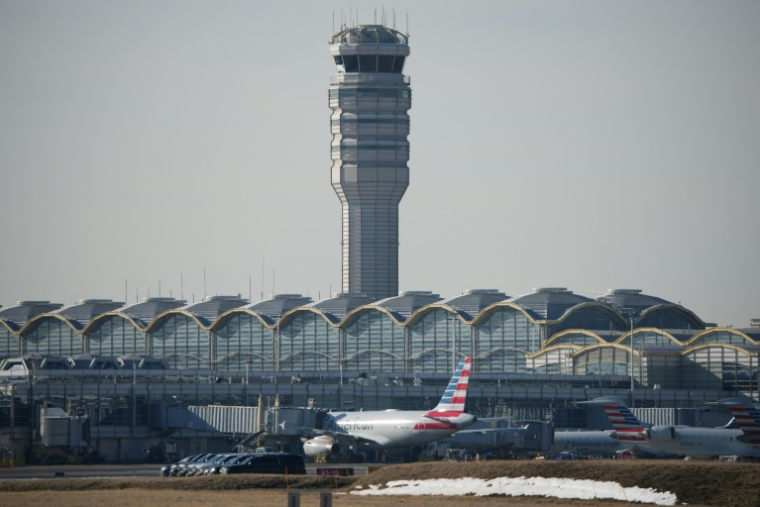 L'aéroport Ronald Reagan de Washington, à Arlington (Virginie), aux Etats-Unis, le 30 janvier 2025 ( GETTY IMAGES NORTH AMERICA / Andrew Harnik )