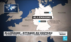 Attaque au couteau en Allemagne : 4 blessés dans la ville d'Hanau, 2 hommes interpellés