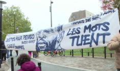 Attaque dans les Yvelines: rassemblement à Trappes en hommage à la victime Pengo Bossio Wangi