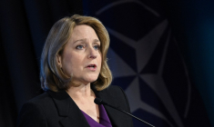 Kathleen Hicks, le 9 juillet 2024, à Washington ( AFP / DREW ANGERER )
