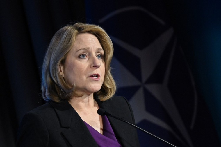 Kathleen Hicks, le 9 juillet 2024, à Washington ( AFP / DREW ANGERER )