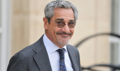 Le ministre du Commerce Serge Papin, le 10 septembre 2026 au palais de l'Elysée, à Paris ( AFP / Ludovic MARIN )