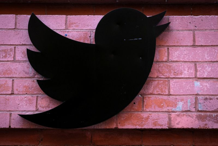 Le logo Twitter à New York, États-Unis