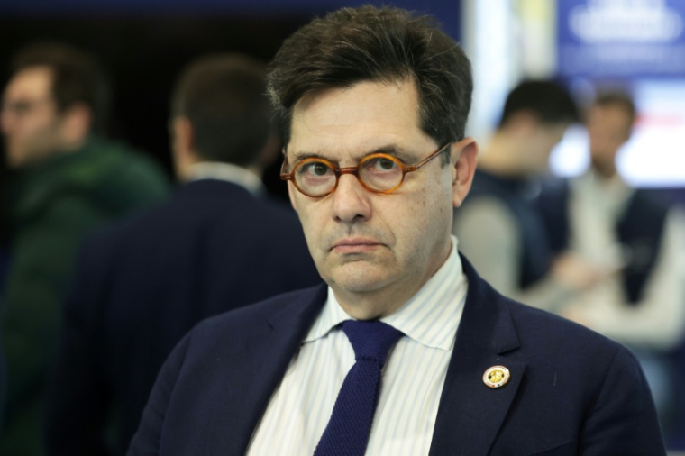 Georges-François Leclerc, directeur de cabinet du président Emmanuel Macron, le 21 février 2026 à Paris ( POOL / Ludovic MARIN )