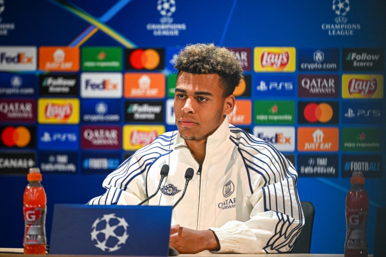 Désiré Doué sait qu'il « en fait peut-être un peu trop » dans son jeu