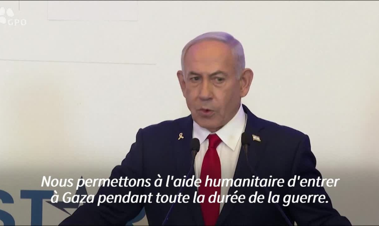 Benjamin Netanyahu : "Il n'y a pas de famine à Gaza"