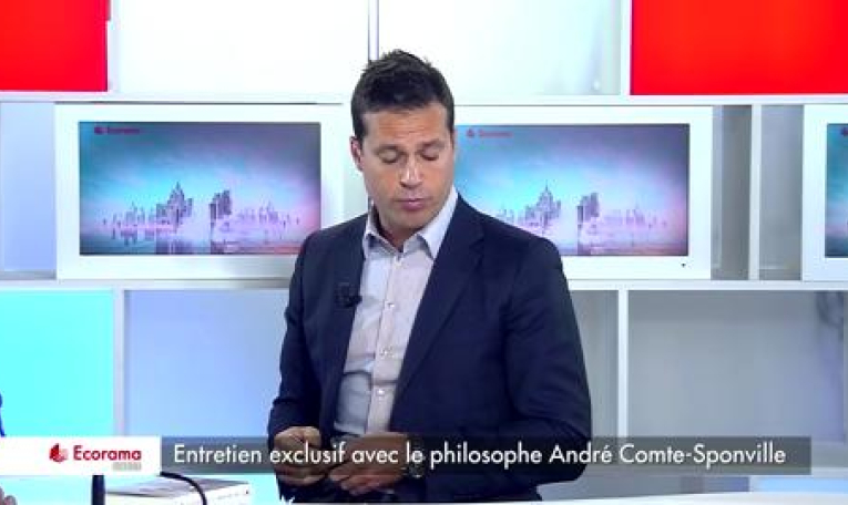 "Valls et Hollande avancent à vitesse d'escargot" d'après André Comte-Sponville, Philosophe, auteur de "C’est chose tendre que la vie" aux éditions Albin Michel (VIDEO)