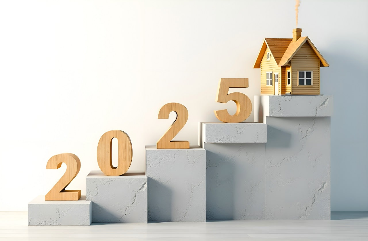 Plusieurs facteurs positifs pourraient relancer le marché de l'immobilier en 2025 (Crédits: Adobe Stock - IA)