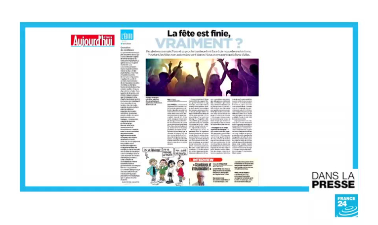 "Qui est le plus inconséquent? La jeunesse qui veut vivre ou le gouvernement?"