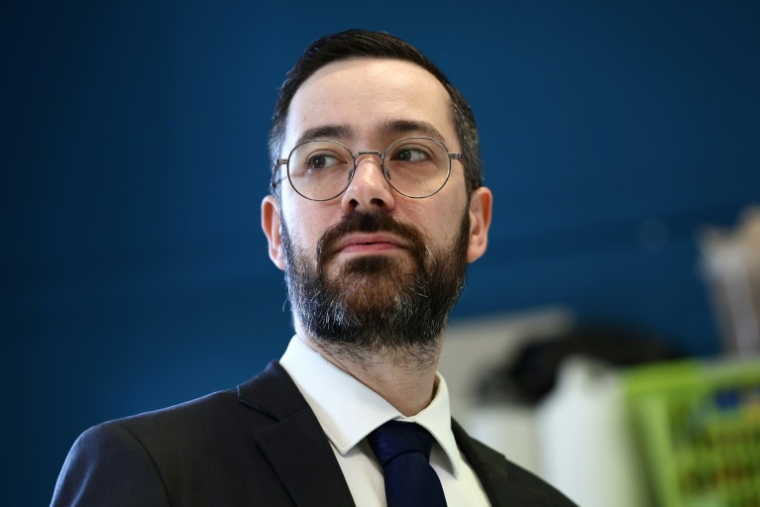 Le député LFI David Guiraud, le 15 mars 2026 à Roubaix ( AFP / Sameer AL-DOUMY )