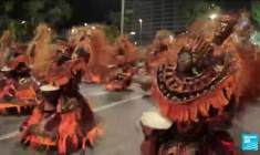 Brésil : le carnaval de Rio brille de mille feux au sambodrome