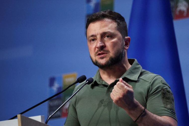 Le président ukrainien Volodimir Zelensky