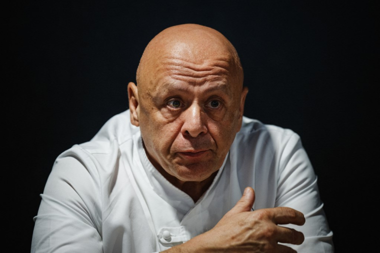Thierry Marx à Paris, le 27 octobre 2024. ( AFP / DIMITAR DILKOFF )