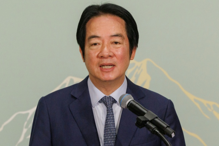 Le président taïwanais Lai Ching-te, le 18 juin 2026 à Taïpeï ( AFP / CHENG Yu-chen )
