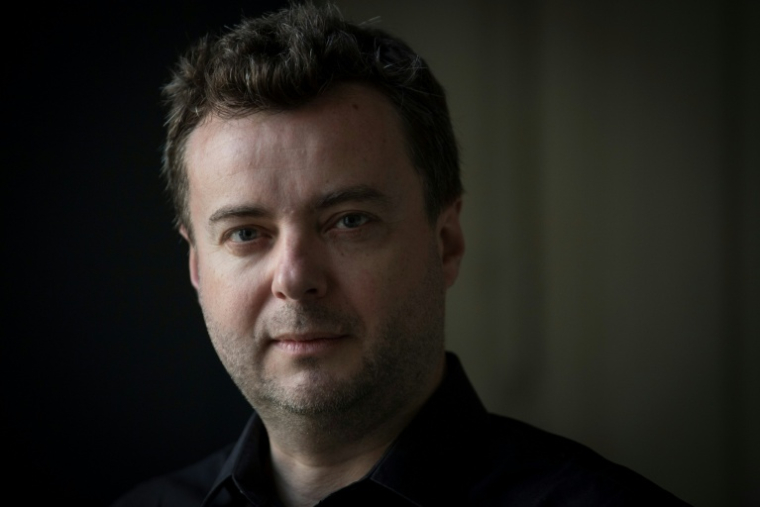 Le journaliste de France Inter Frédéric Pommier à Paris, le 25 mars 2019 ( AFP / Eric Feferberg )