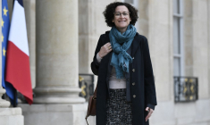 Emmanuelle Wargon à Paris, le 8 novembre 2022. ( AFP / STEPHANE DE SAKUTIN )