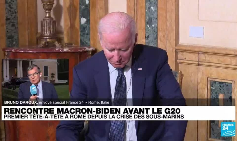 Rencontre Biden/Macron : J.Biden reconnaît une "maladresse" sur l'affaire des sous-marins