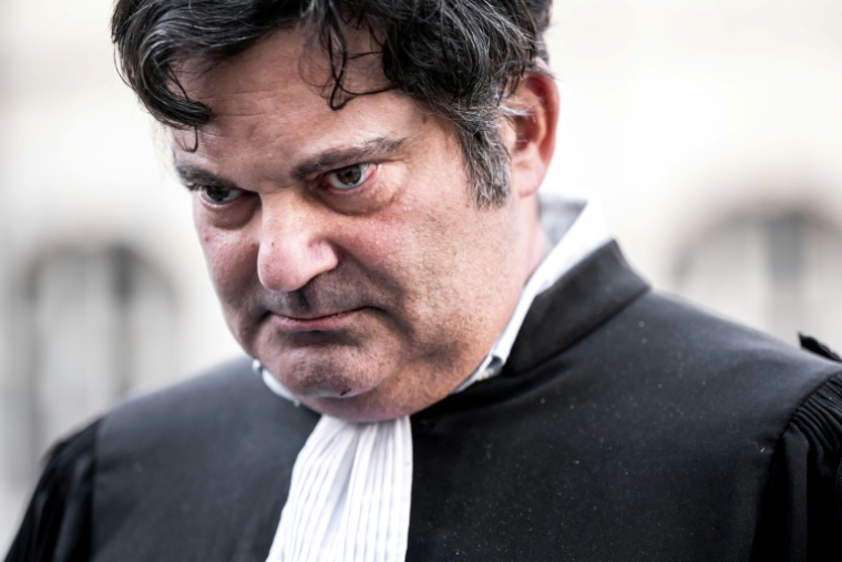 L'avocat Randall Schwerdorffer, le 15 décembre 2025 à Besançon ( AFP / ARNAUD FINISTRE )