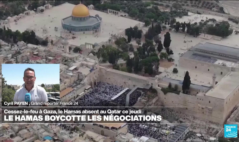 Cessez-le-feu à Gaza : le Hamas boycott les négociations prévu au Qatar