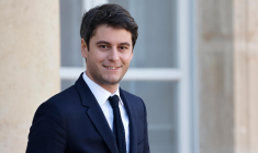 Gabriel Attal, le 18 janvier 2023, à Paris ( AFP / Ludovic MARIN )