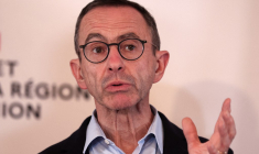 Bruno Retailleau à Saint-Denis de la Réunion, le 16 décembre 2024. ( AFP / RICHARD BOUHET )