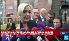 Législatives 2022 : "une victoire pour le Rassemblement National", assure Marine Le Pen