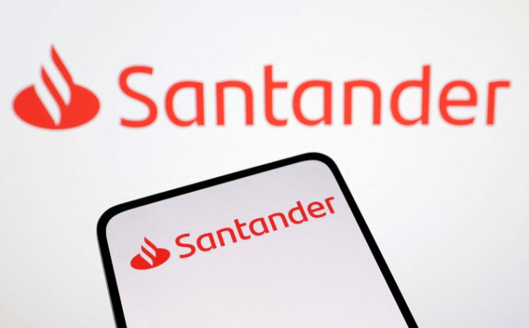 Le logo de Santander Bank