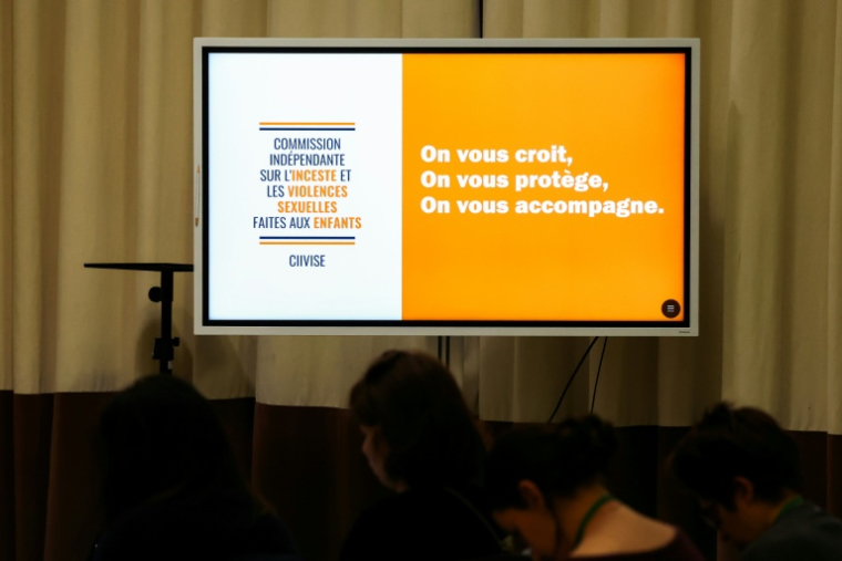 Lancement de la nouvelle Commission sur les violences sexuelles faites aux enfants (Ciivise) le 5 février 2024 à Paris  ( AFP / Emmanuel Dunand )