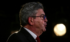 Le fondateur de LFI Jean-Luc Mélenchon à Villeurbanne le 9 janvier 2026 ( AFP / OLIVIER CHASSIGNOLE )