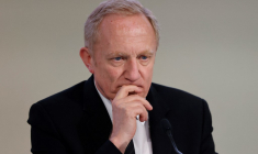 Francois-Henri Pinault, à Paris, le 25 avril 2025 ( AFP / LUDOVIC MARIN )