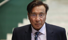 Lakshmi Mittal au sommet de Davos 2026 ( AFP / LUDOVIC MARIN )