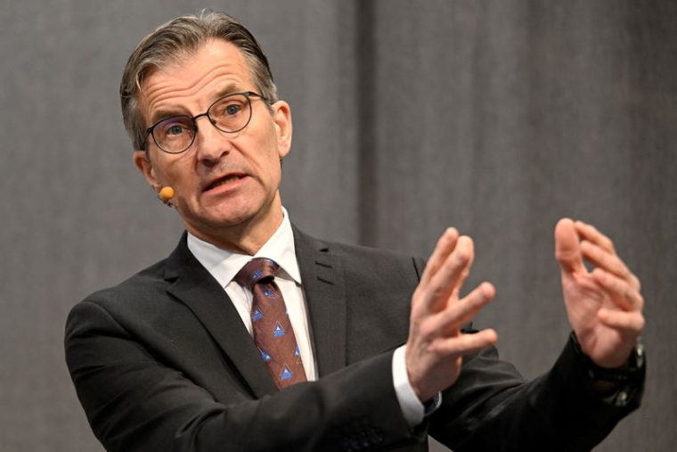 Le gouverneur de la Riksbank, la banque centrale suédoise, Erik Thedéen