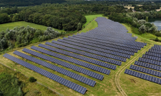 Des panneaux solaires à Neukirchen-Vluyn, en Allemagne le 5 août 2024. ( AFP / INA FASSBENDER )