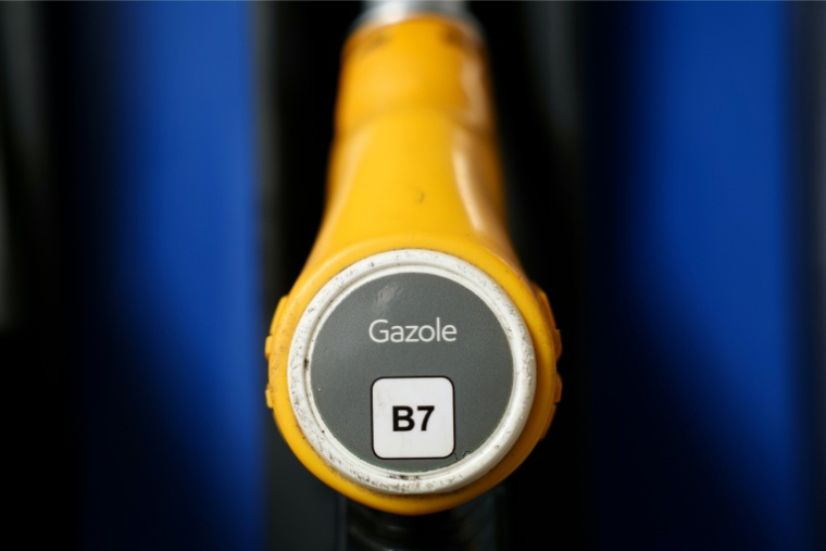 Les prix du gazole se sont envolés sous l'effet notamment du blocus du détroit d'Ormuz par l'Iran ( AFP / Charlotte SIEMON )