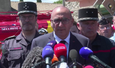 Incendie dans l'Aude: le "feu est fixé" annonce Laurent Nuñez