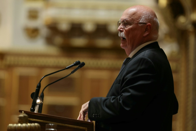 Le président de la commission des finances, Claude Raynal, au Sénat, le 27 novembre 2025 à Paris ( AFP / Thomas SAMSON )