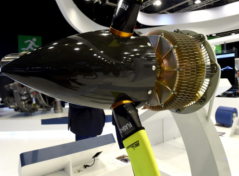Un moteur de classe ENGINeUS au Bourget, le 18 juin 2019. (illustration) ( AFP / ERIC PIERMONT )